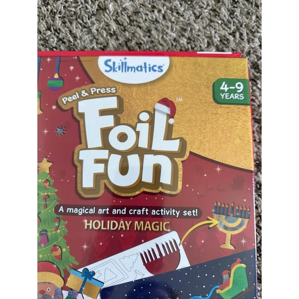 NWT Skillmatics‎ Peel & Press Foil Fun Holiday Magic